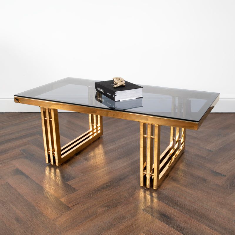 Native Home & Lifestyle Zurich Gold Coffee Table